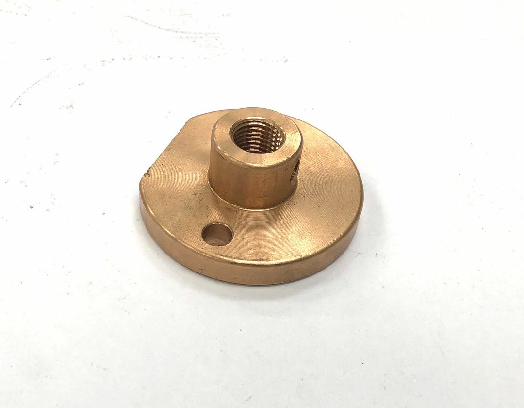 LEADERMAC LATERAL BRASS ADJUSTING NUT FOR BOTTOM HEAD - GENUINE Parts (LMC 0073