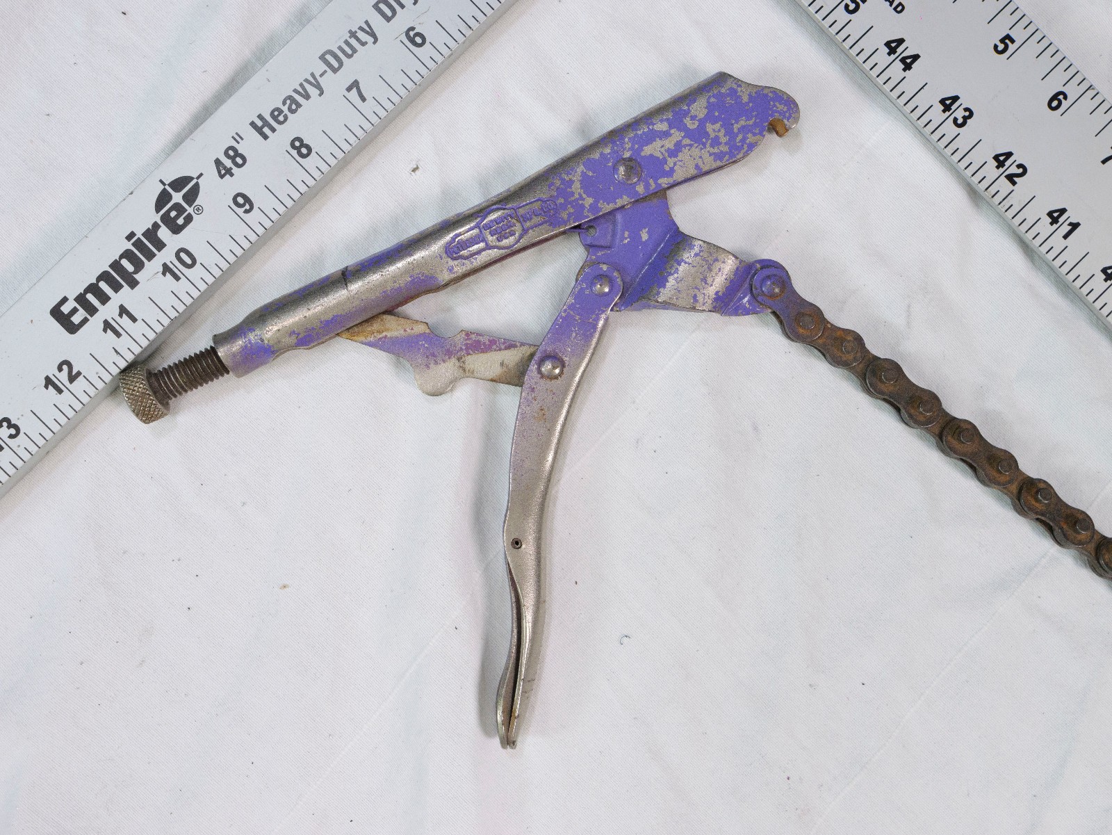 Well used Matthews Chain Vice Grip with Lighting / Grip Setup, NO POSTS