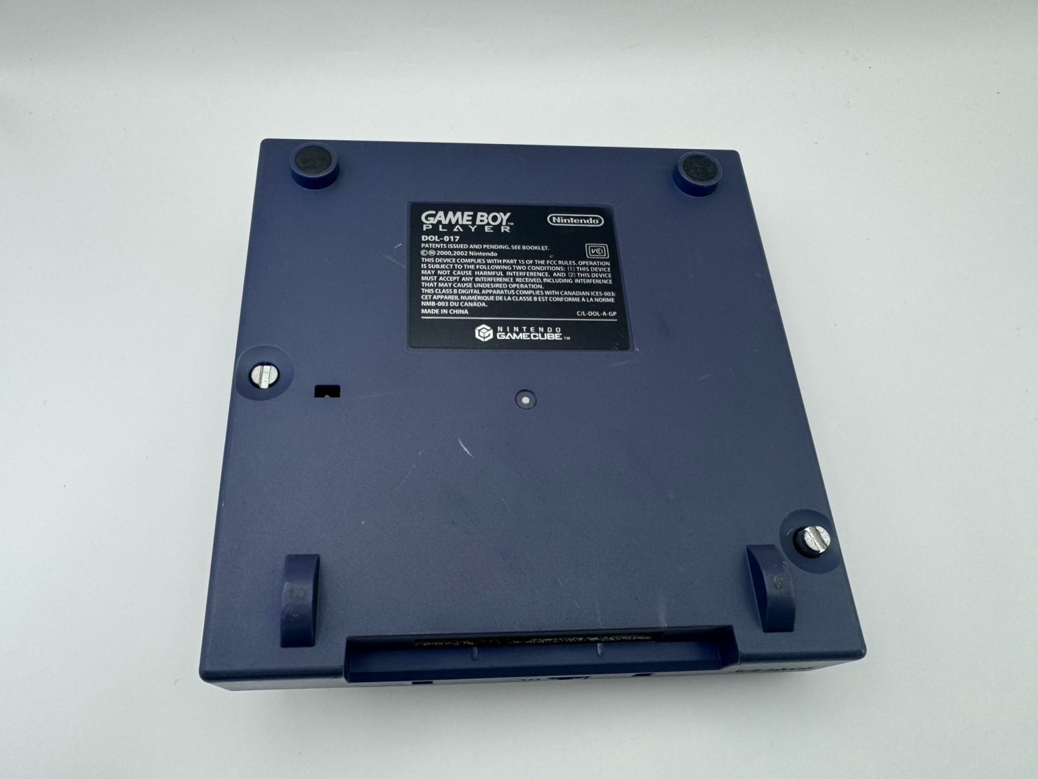Nintendo GameCube Game Boy Player DOL-017 Violet Tested Japan