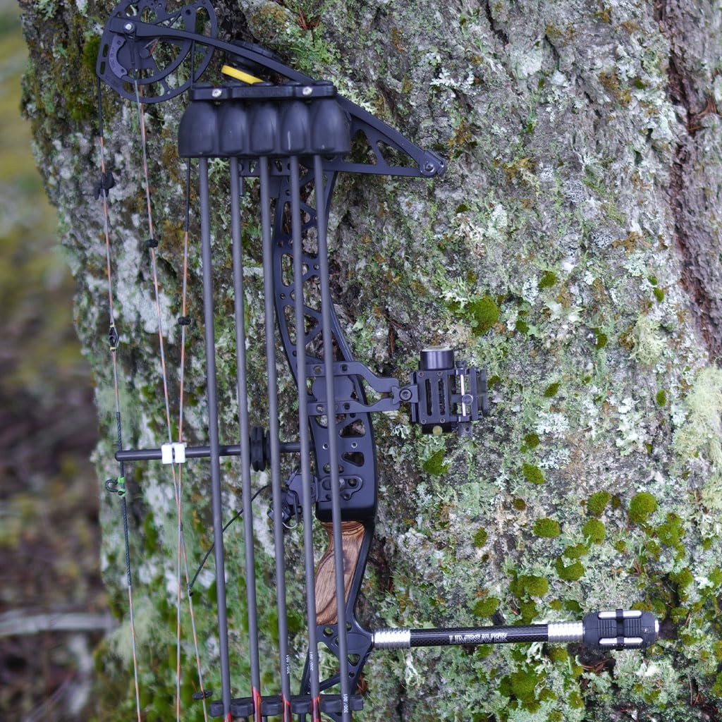 LimbSaver Silent Quiver, Realtree Xtra Green, 5-Arrow Bow Hunting - One Piece