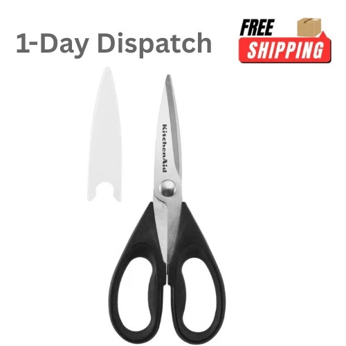 .KitchenAid All Purpose Kitchen Shears with Sheath Stainless Steel Scissors