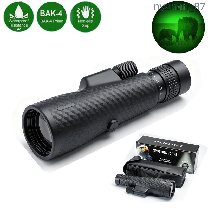 10-30X50 Zoom Monocular Telescope HD BAK4 Prism FMC Lens Hunting Spotting Scope