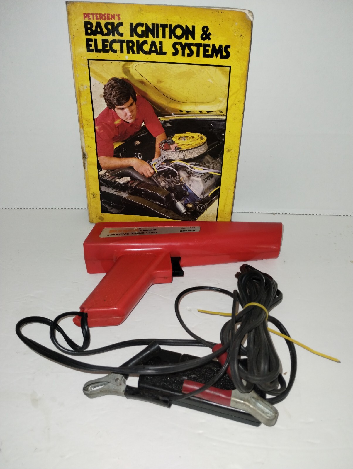 SUNPRO-Actron Inductive Timing Light-CP7504 Strobe -MADE IN THE USA With Book