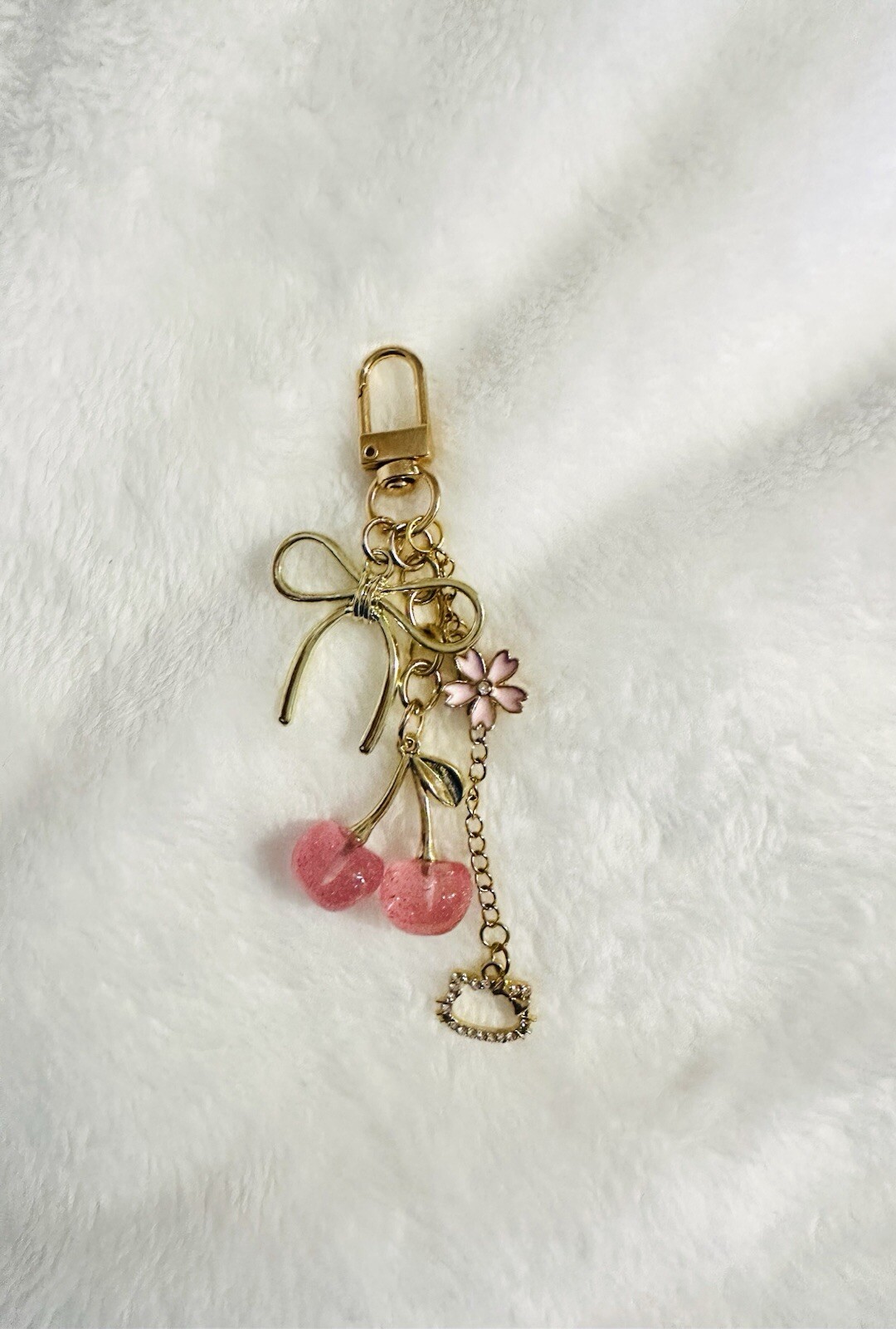 Pink Cherry's Hello Kitty Keychain