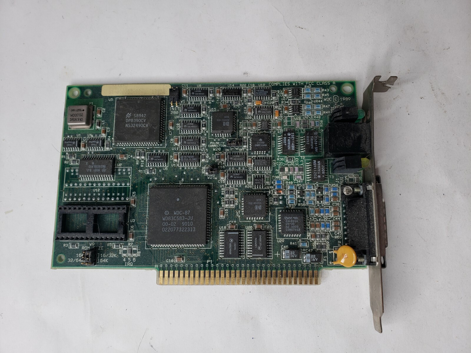 Western Digital WD8003W 8-Bit Network Card - 61-600253-00 60-600253