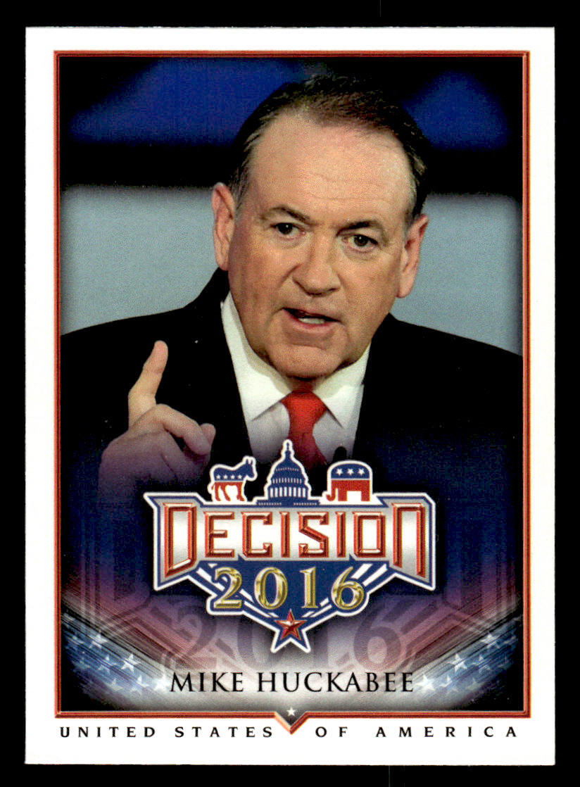 2016 Decision 2016 #19 Mike Huckabee Card