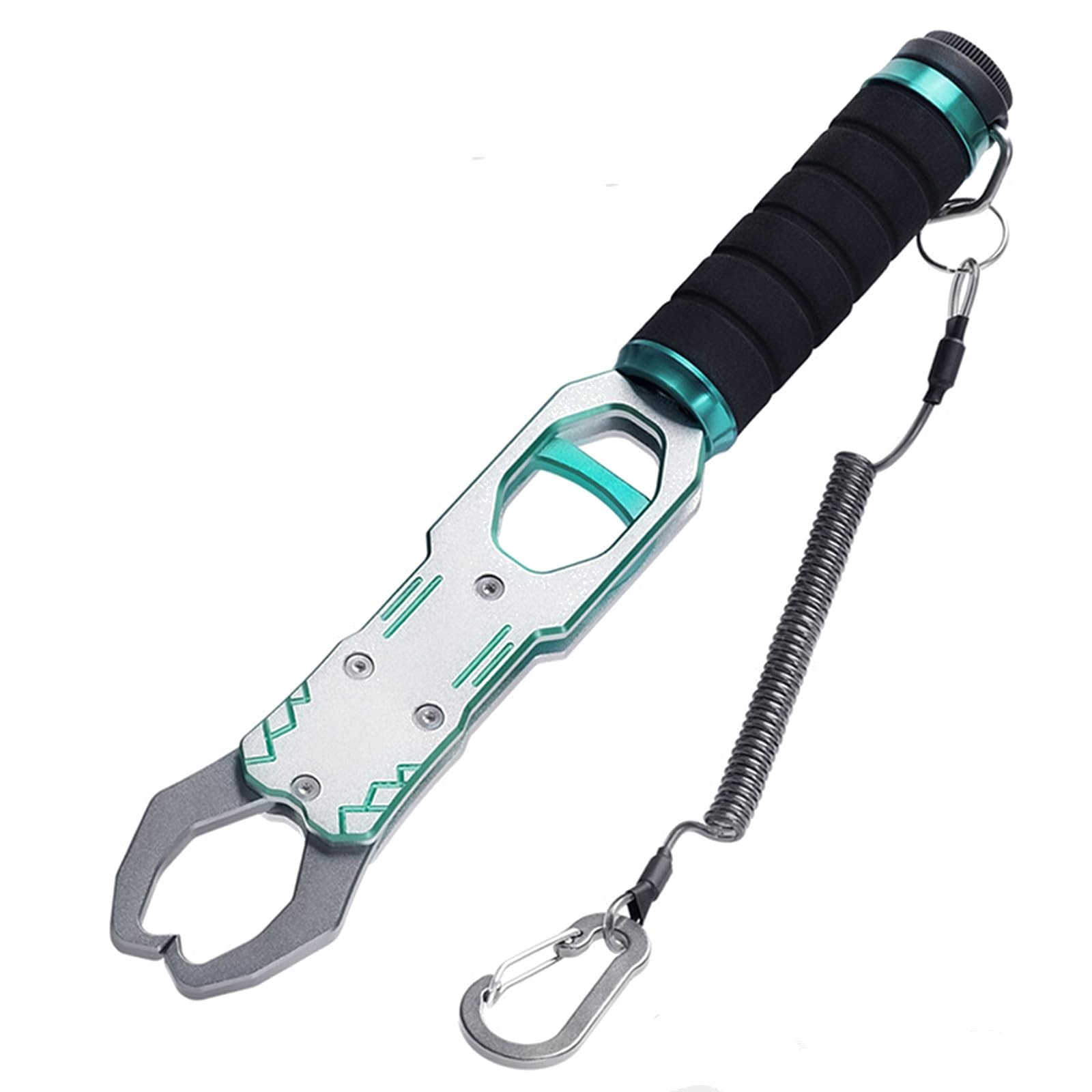 12" Fish Lip Gripper, Professional Aluminum Alloy Fish Holder with 360 Swivel...