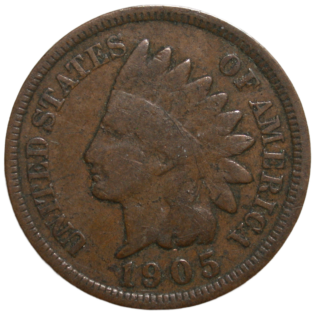 1905 Indian Head Cent