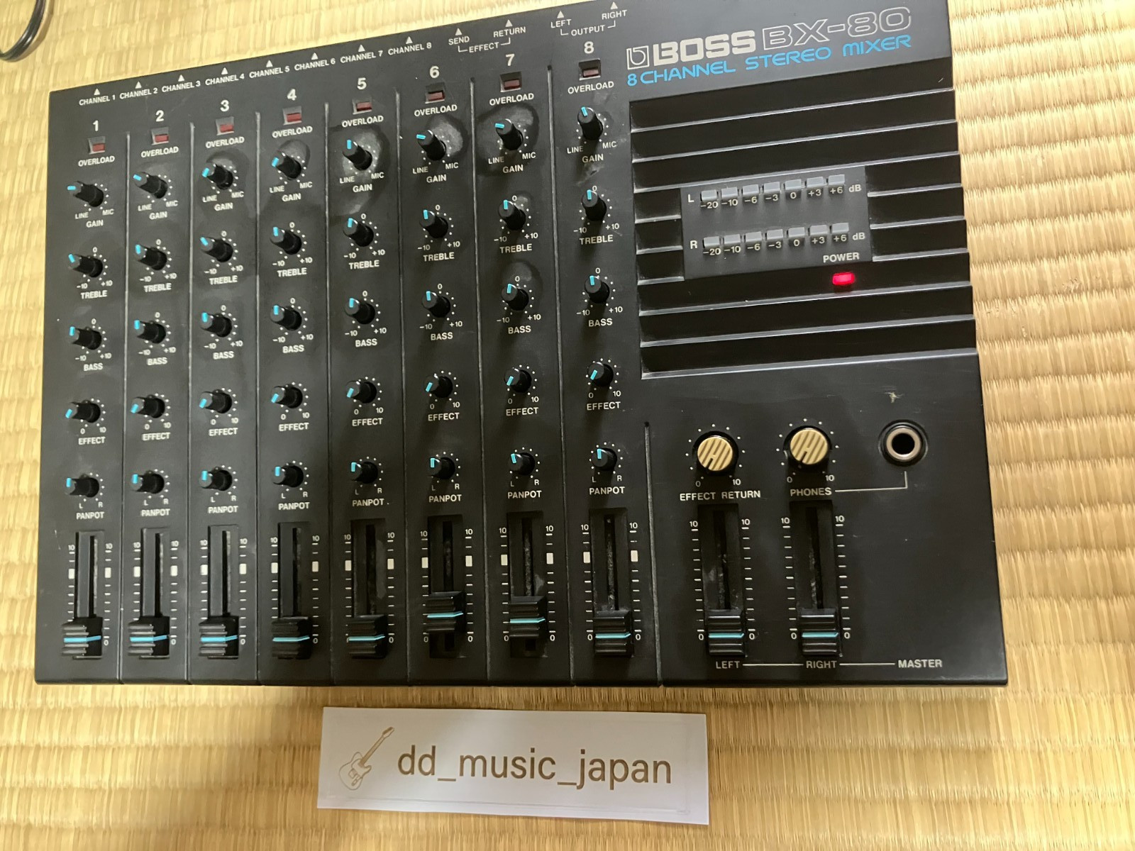 Boss BX-80 8 Channel Stereo Mixer Tested Used from Japan