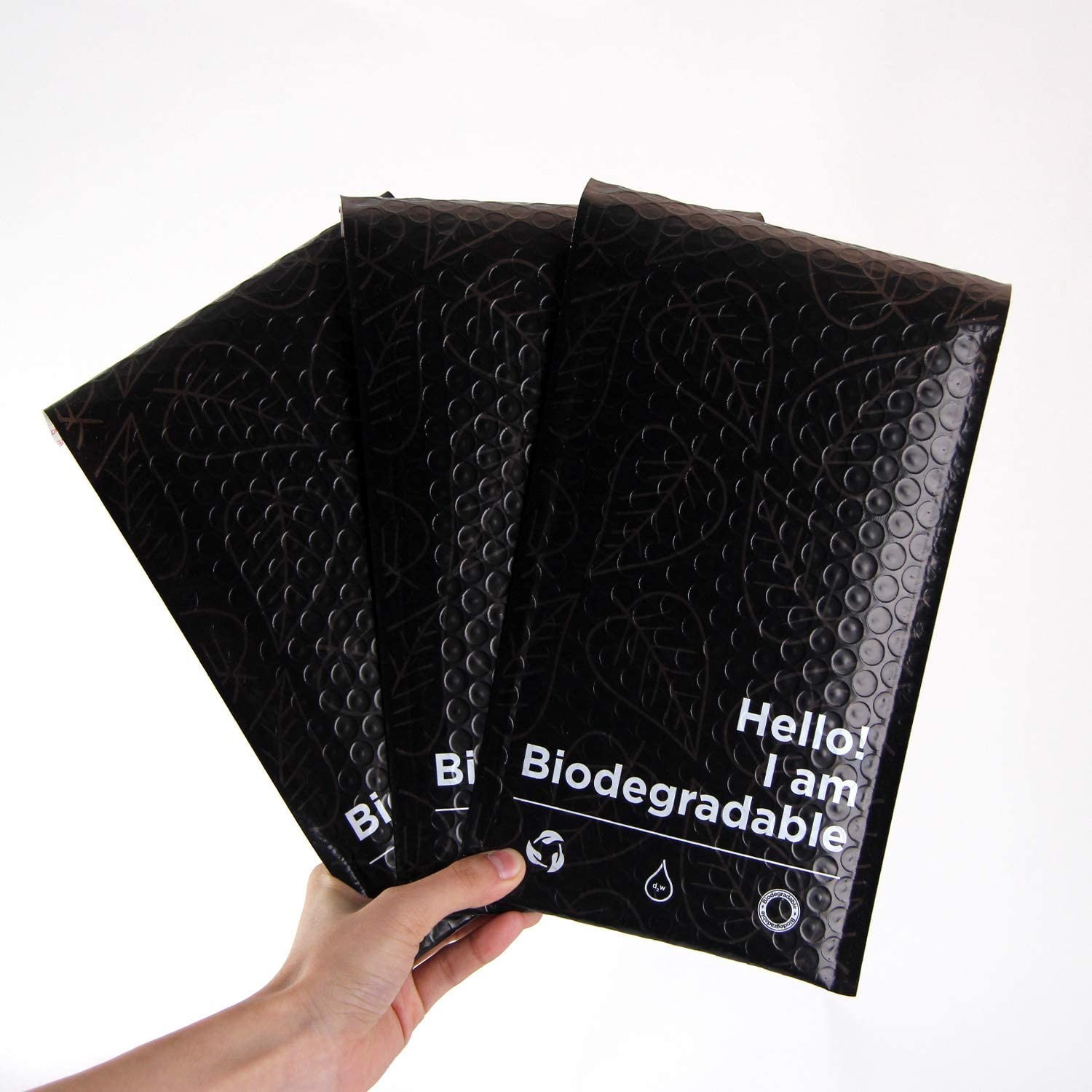 Kipulu™ 100% Biodegradable Bubble Mailers,25pcs Padded Packaging Wrap Enve