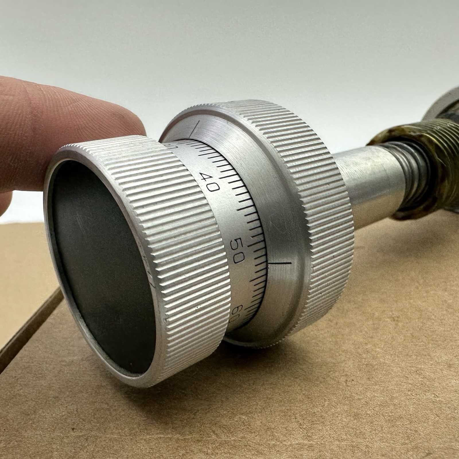 Bausch & Lomb Complete Height Adjustment Spindle + Knobs for Balplan Microscope