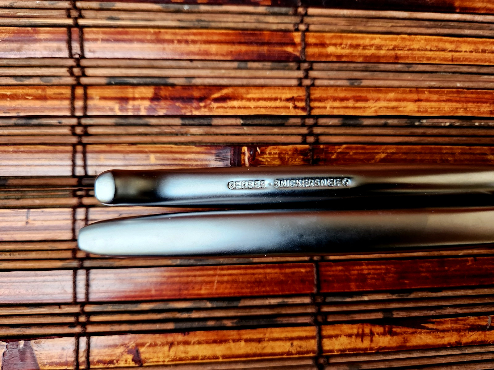 GERBER LEGENDARY BLADES - SNICKERSNEE KNIFE and RON FORK CARVING SET - SHARP!!!