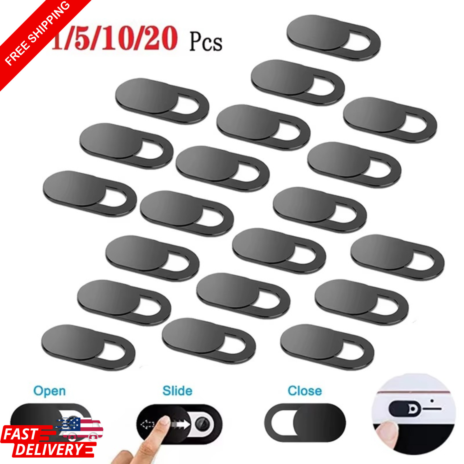 WebCam Cover Slide Camera Privacy Security Protect Sticker For Phone Laptop