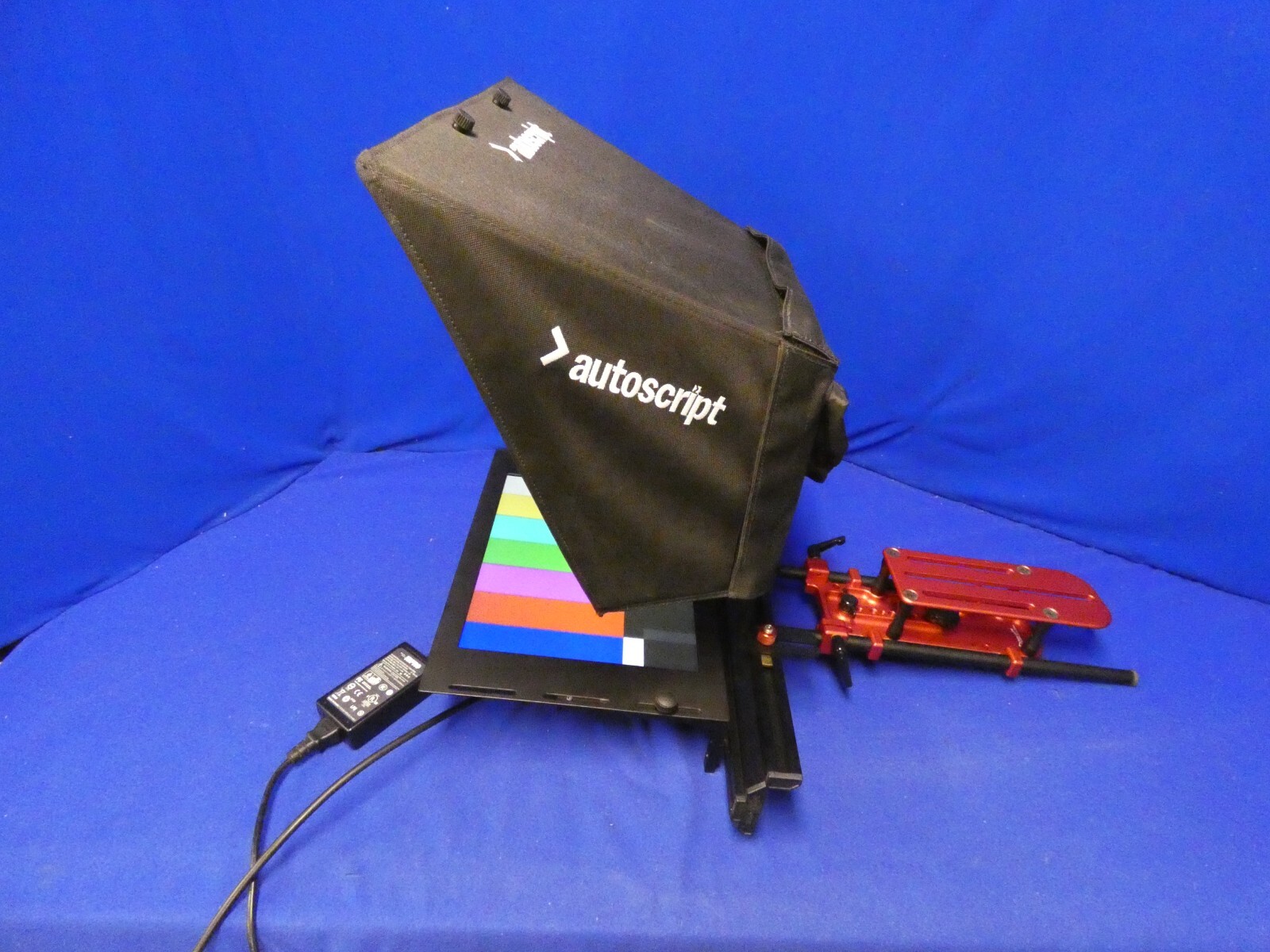 Autoscript ELP 15 Plus 15" LCD Teleprompter w/Power Supply, Sled, Hood, Glass