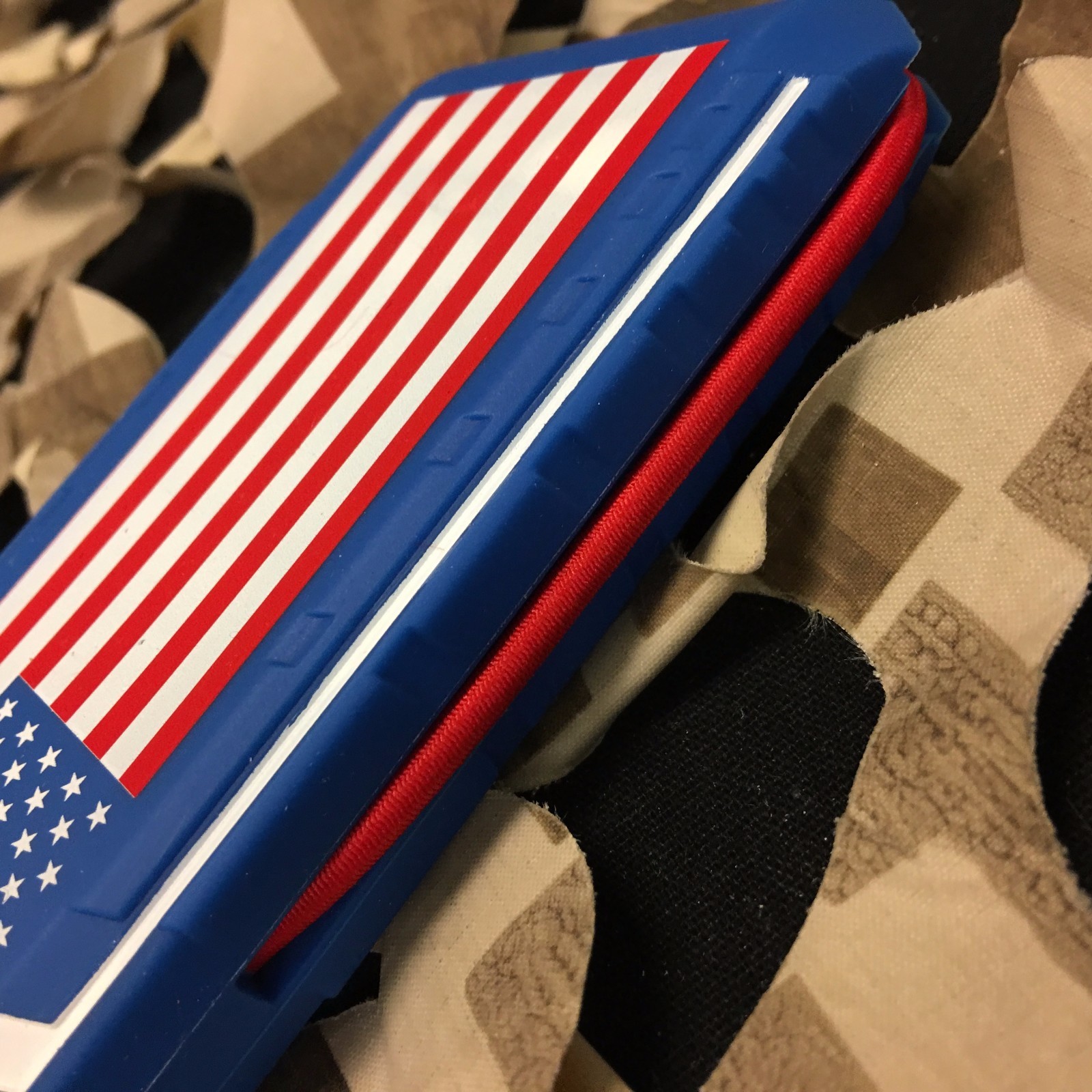 NEW HK Army Ball Breaker 2.0 Barrel Cover Sock Plug Condom - USA Red/White/Blue
