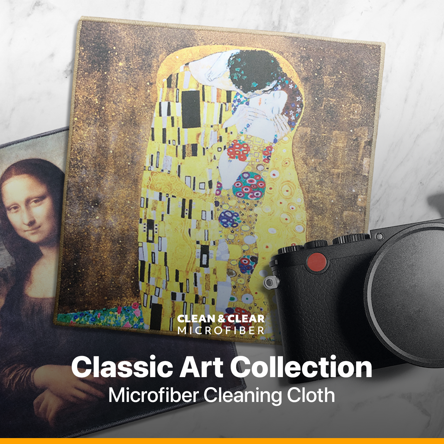 LARGE[4 Pack](Gogh "Almond Blossoms") - ULTRA PREMIUM QUALITY Microfiber Cloths