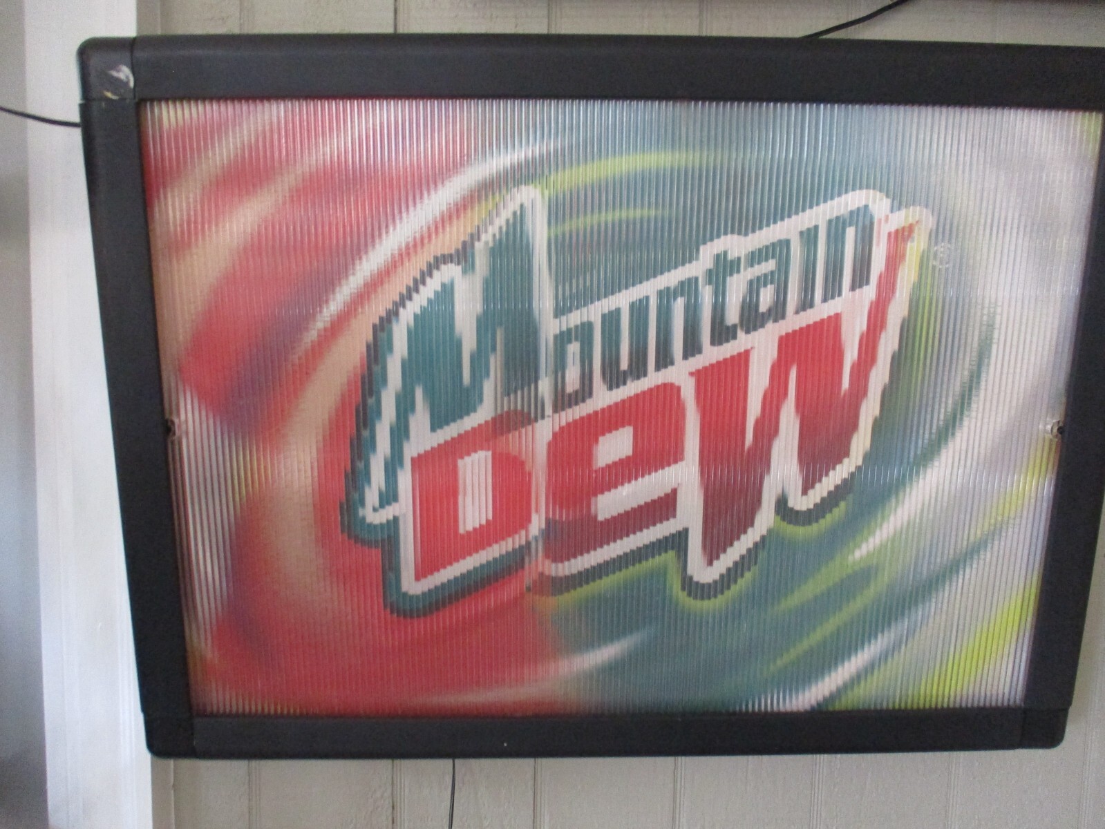 lighted Mountain Dew Diet Mt. Dew, Code Red Mt. Dew motion changes sign