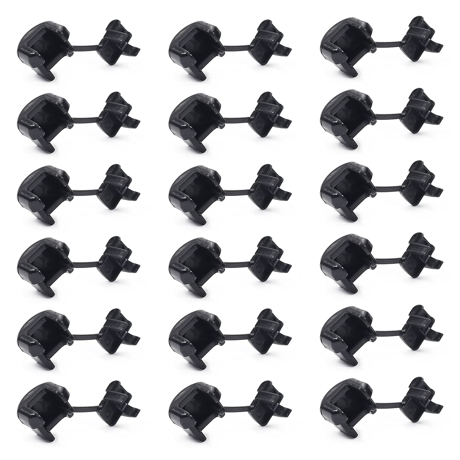 100 PCS Round Cable Wire Strain Relief Bush Grommet Bushing Buckle 5P4