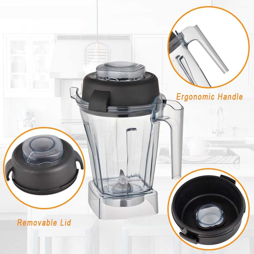 for Blenders 48oz Container, replace E310 E320 5000 5200 6300 6500 7500 Pro 200