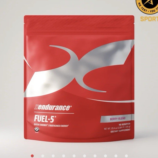 Xendurance Fuel-5 Carbohydrate Energy Powder Pre-Workout Berry Blend 25.4 oz