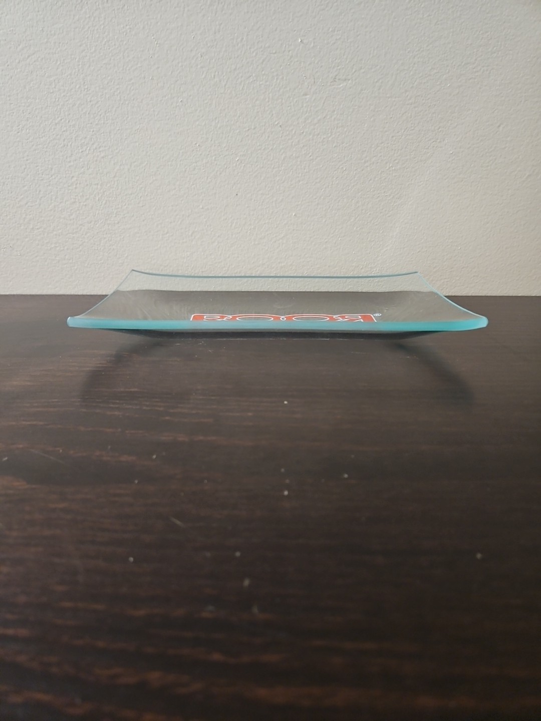 Roor Glass Red Cigarette Rolling Tray Small 10 Inch