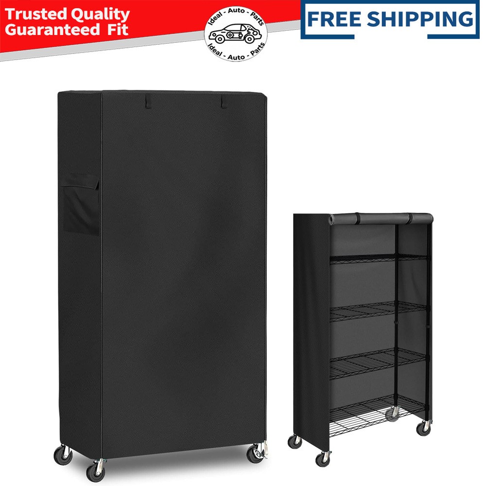 600D Oxford Cloth Thick Storage Shelf Cover (48"W x 18"D x 72"H)