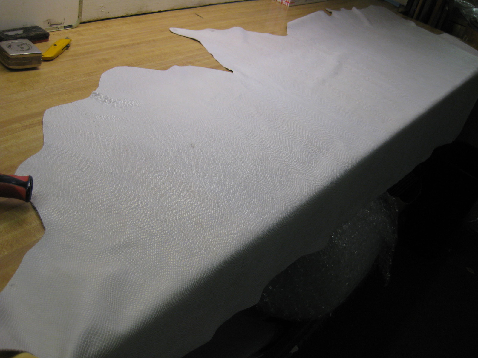 Tanned ( Snake Patterned )  Cow Leather    # G 071310 ROW 49
