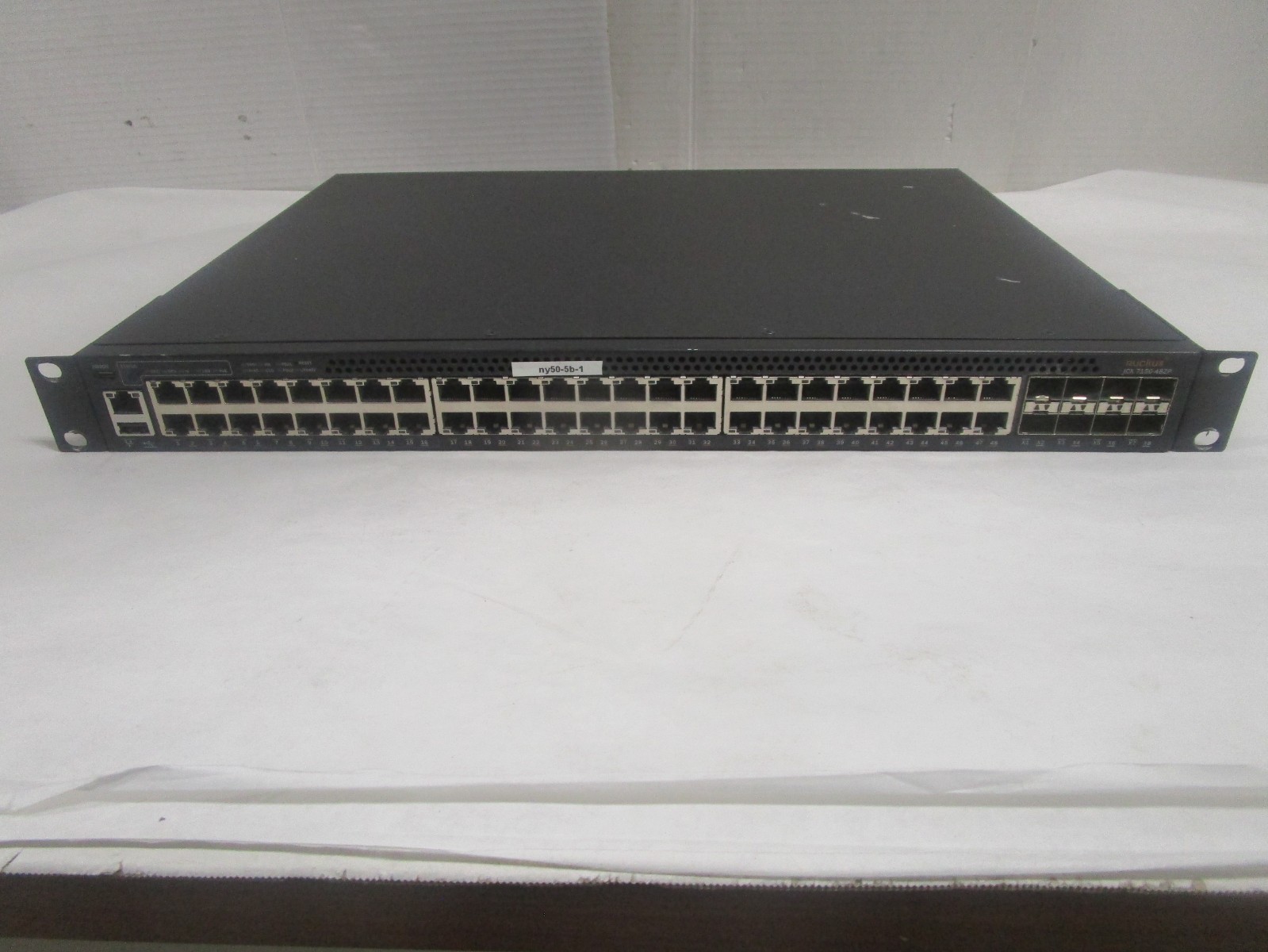 RUCKUS ICX7150-48ZP-E2X10G 48 Ports Rack Mountable Ethernet SFP Switch PRE-OWNED