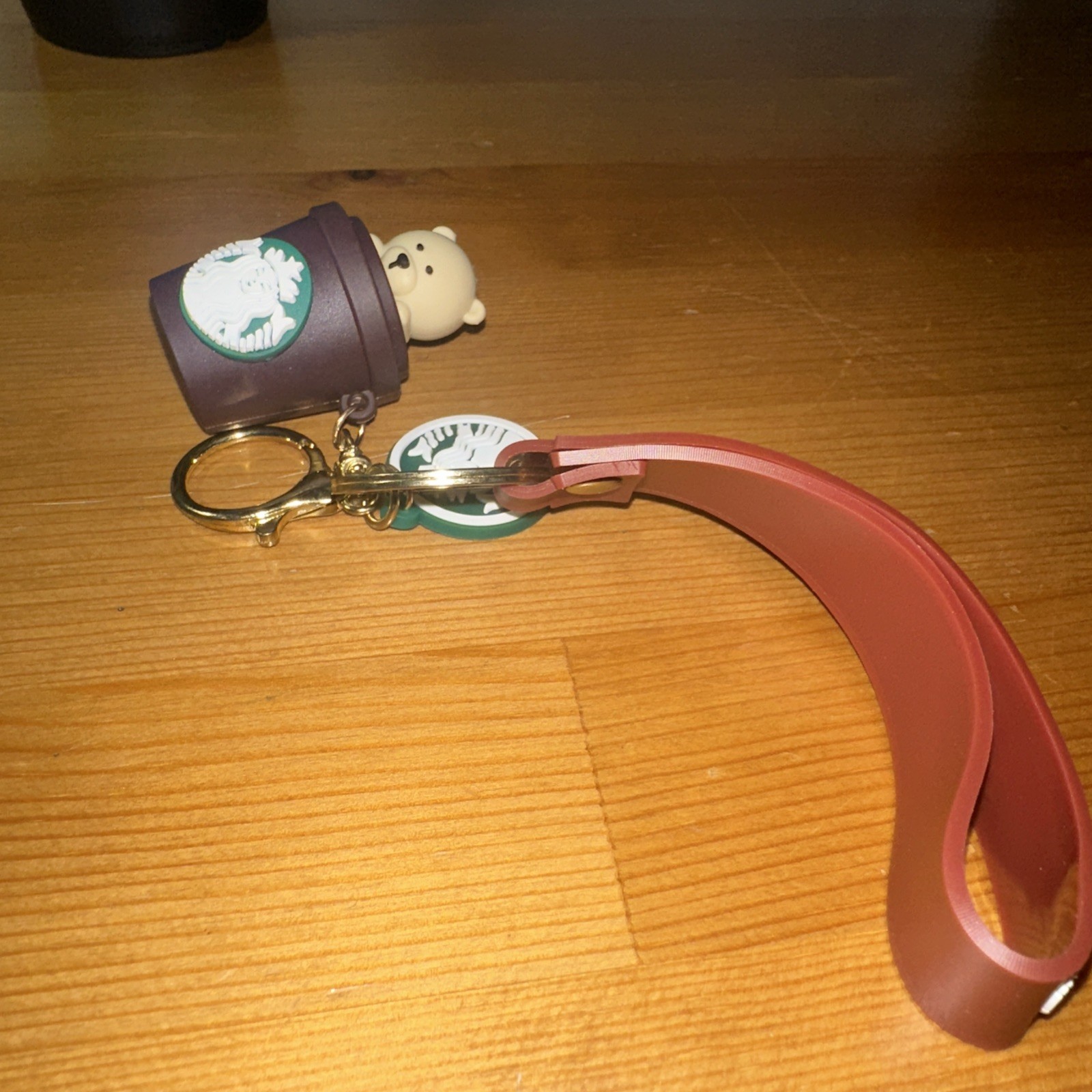 Starbucks Bear Cup Keychain