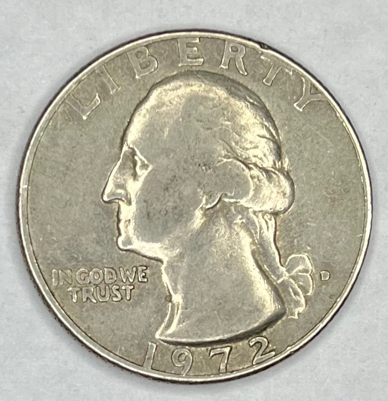 1972 D Washington Quarter
