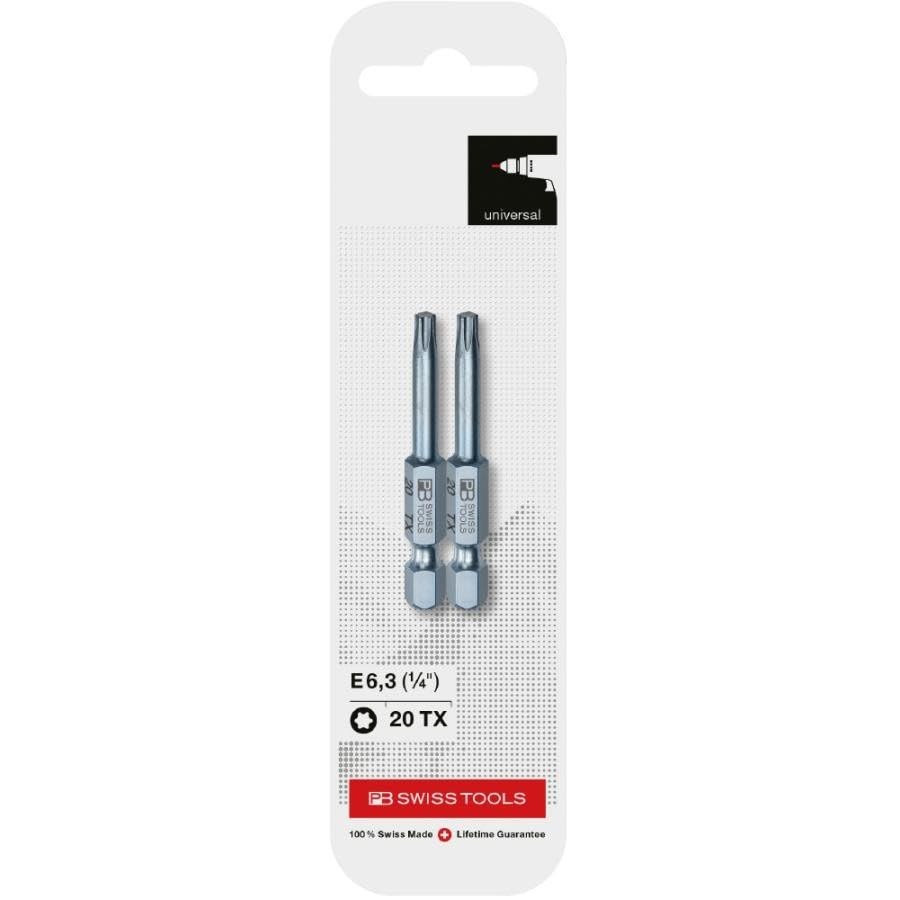 PB 2-pack 1/4HEX E6 bit series E6.40020CN2