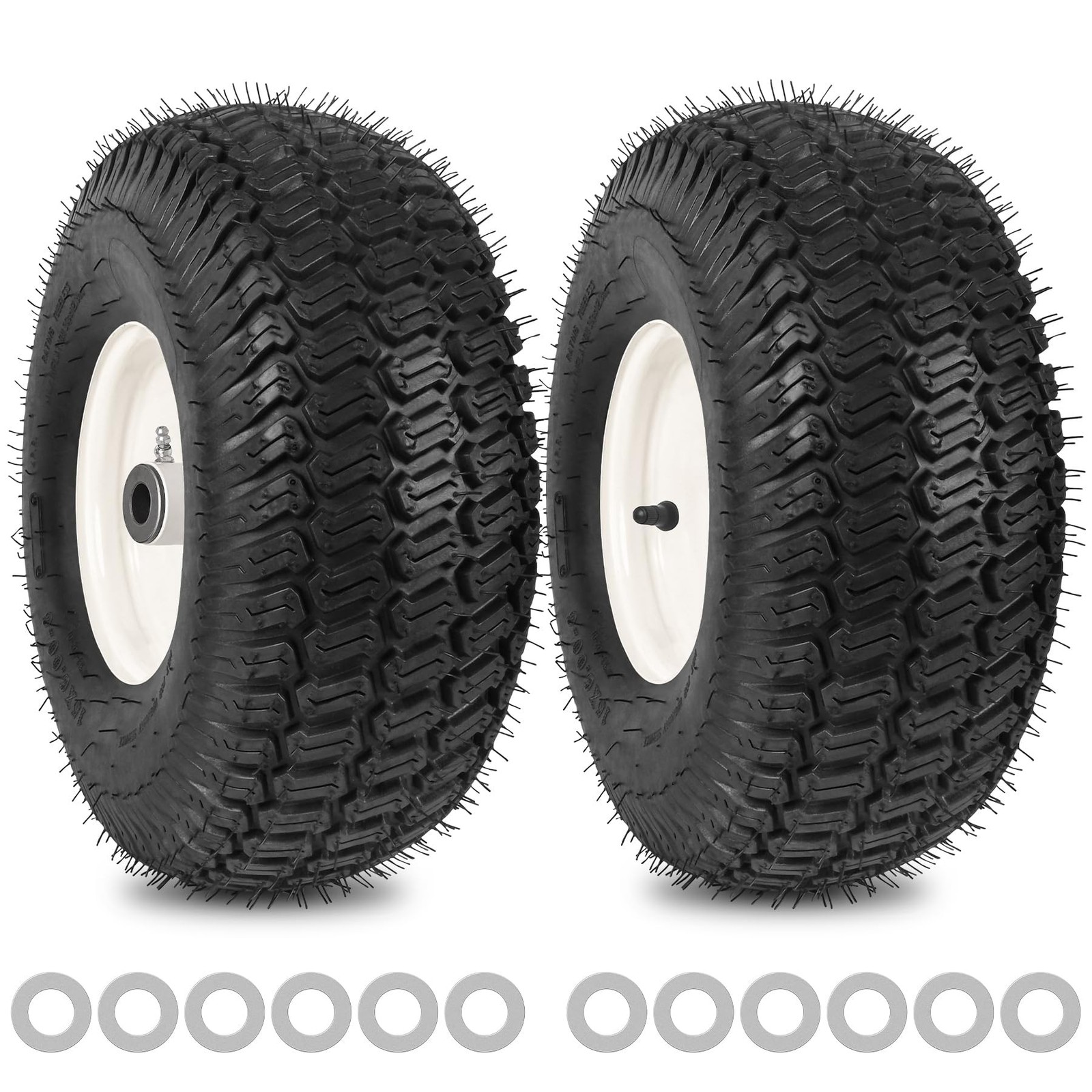 15x6.00-6nhs Lawn Mower Front Tire 4 Ply Tubeless 15x6x6 Lawn Mower 570 Lbs T...