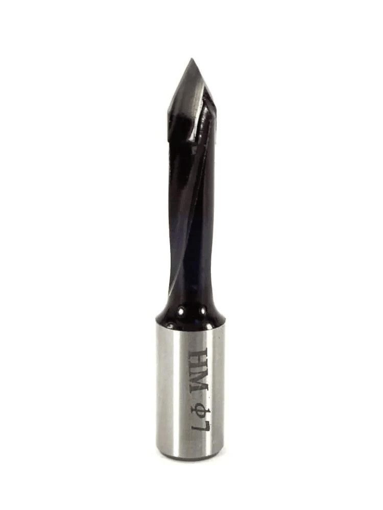 Whiteside DT7-57 Right Hand V-Point Dowel Drill 7mmCD, 57mmOAL