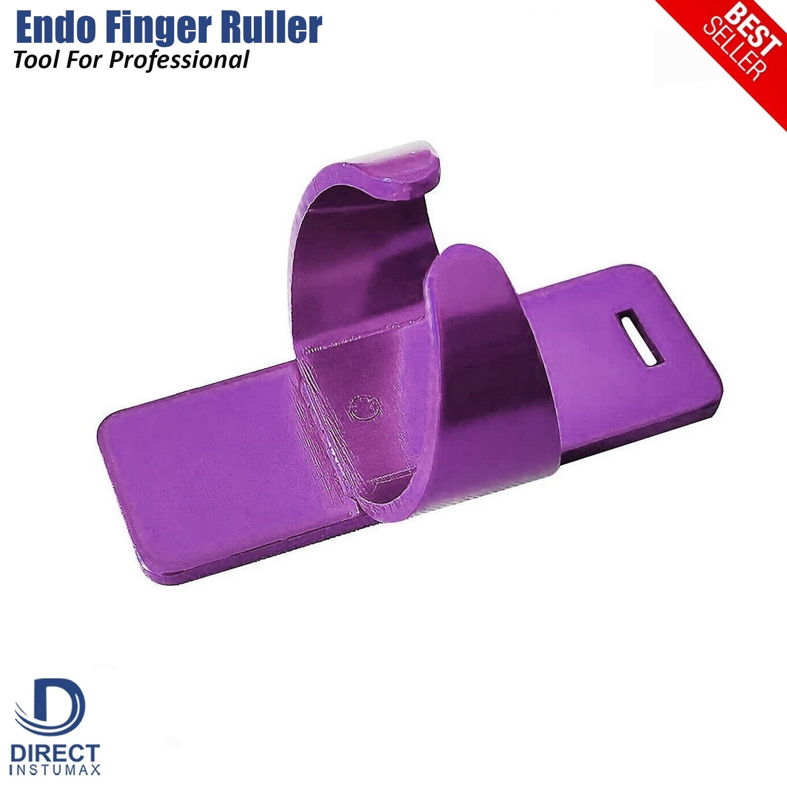 Endodontic Finger Ruler Span Measuring Root Canal Scaler Gauge Endo Ring Purple