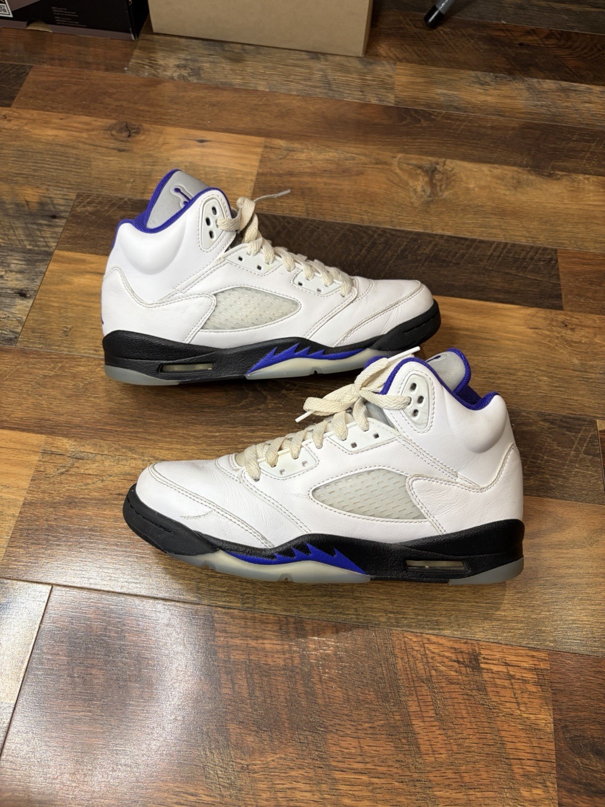 2022 Nike Air Jordan 5 Retro GS "Dark Concord" Size 6.5Y (4654) 440888-141