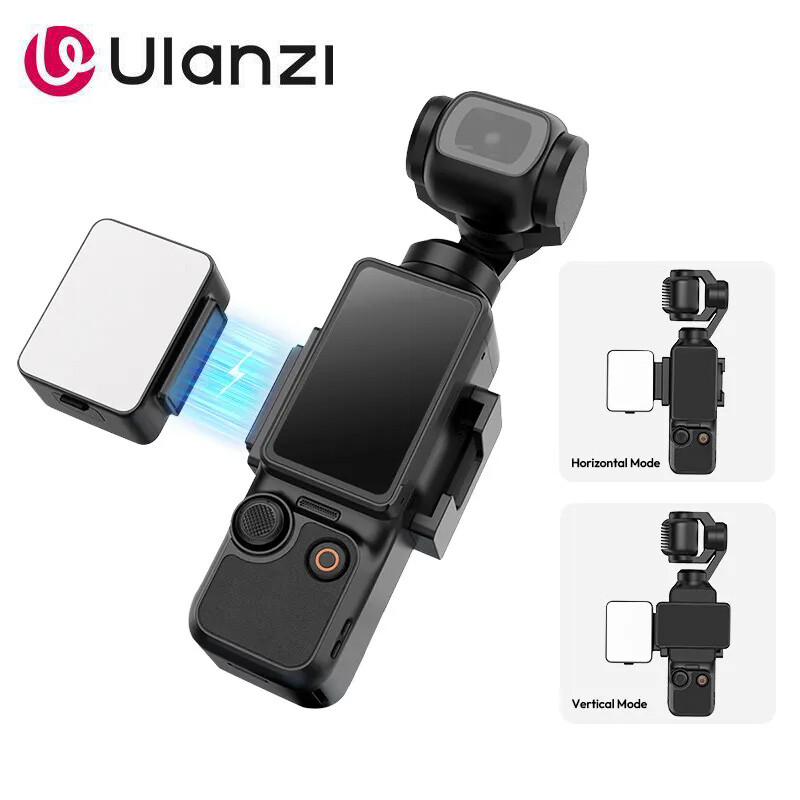 Ulanzi LM001 Magnetic Mini LED Fill Light For DJI Osmo Pocket 3 Camera IPX4