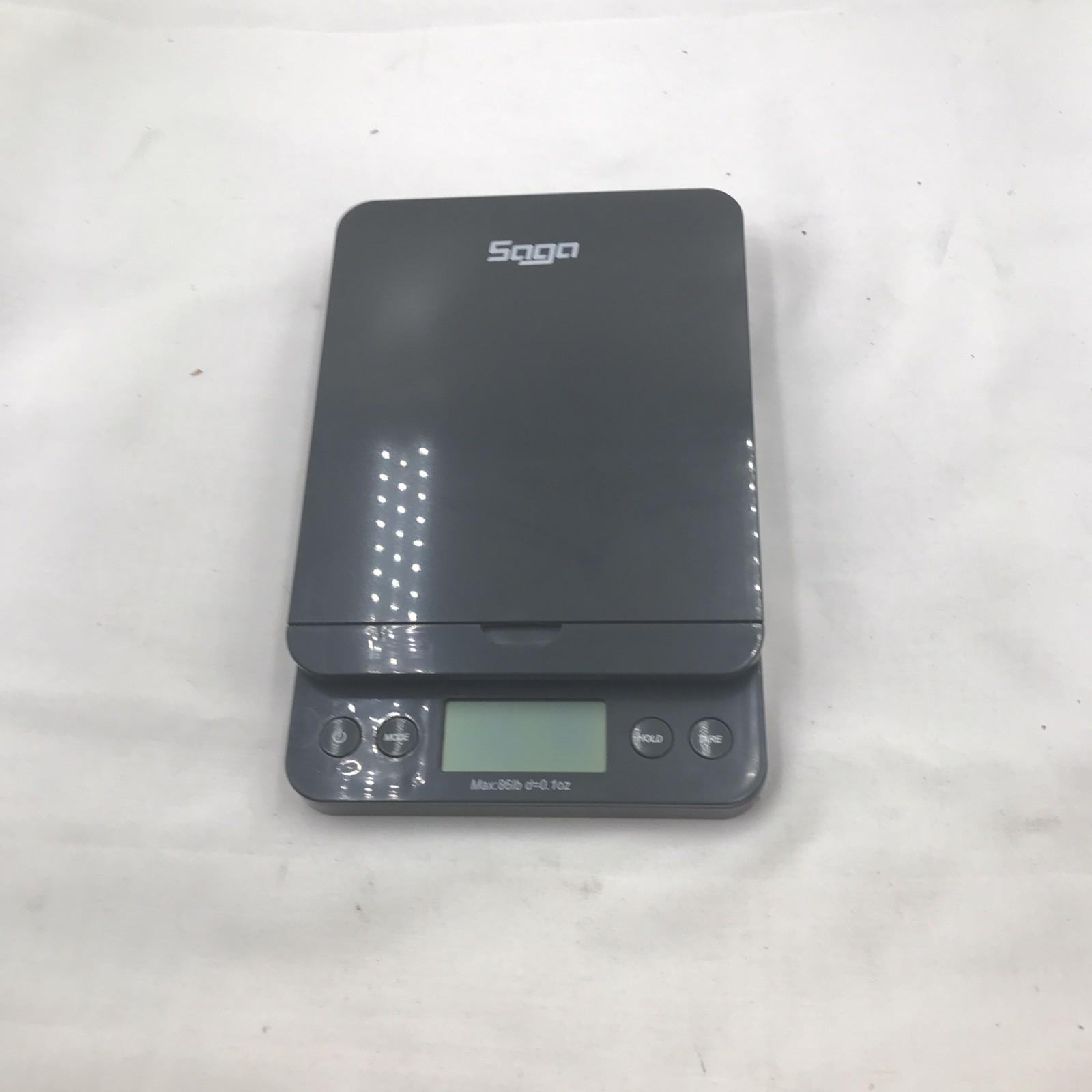 Saga Mercury BASIC Digital Postal Scale w/ Hold, Tare, Auto-Off, AC Adapter