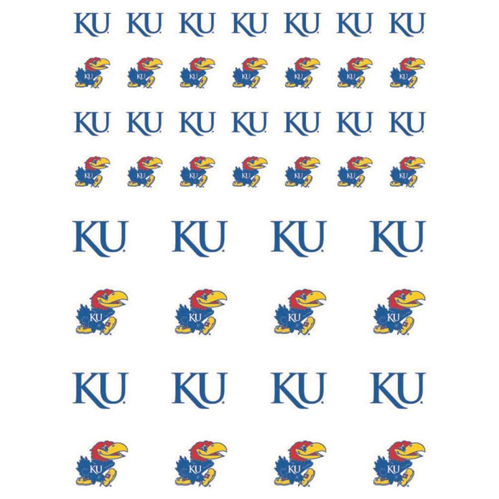 Kansas Jayhawks Small Sticker Sheet - 2 Sheets