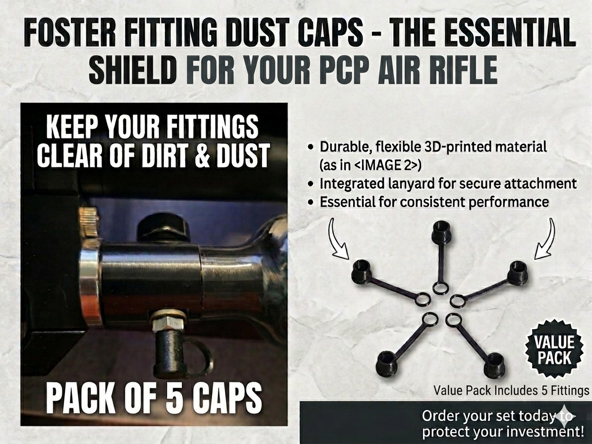 Pcp Air Rifle Foster Fitting Dust Cap