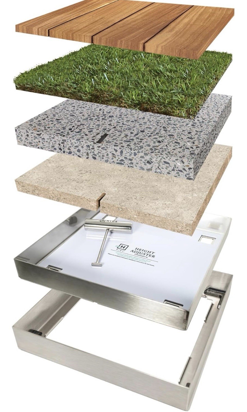 HIDE 10" Access Cover Kit — 1.6" Inlay Depth