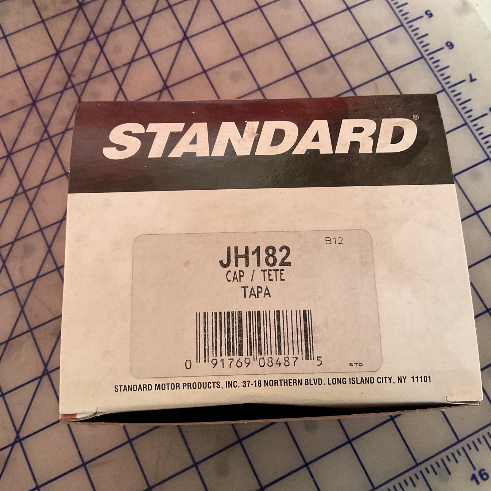 Standard, JH182,JH-182, Distributor Cap With Hardware, New In Box, Free Shipping