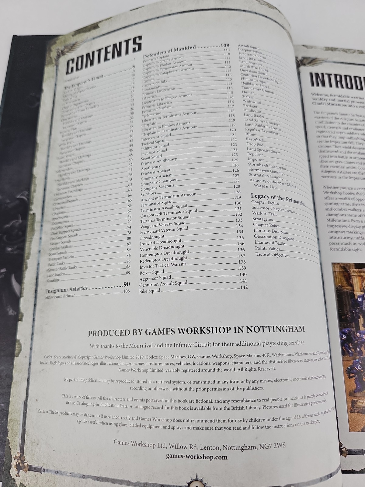 Games Workshop Warhammer 40K Codex: Space Marines Rule Book (Hardback)