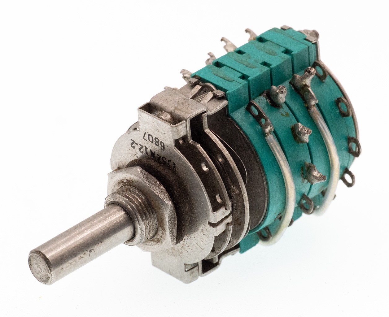 Shallcross 1J52A12-2, 2 Pole 12 Position Continuous Rotary Switch