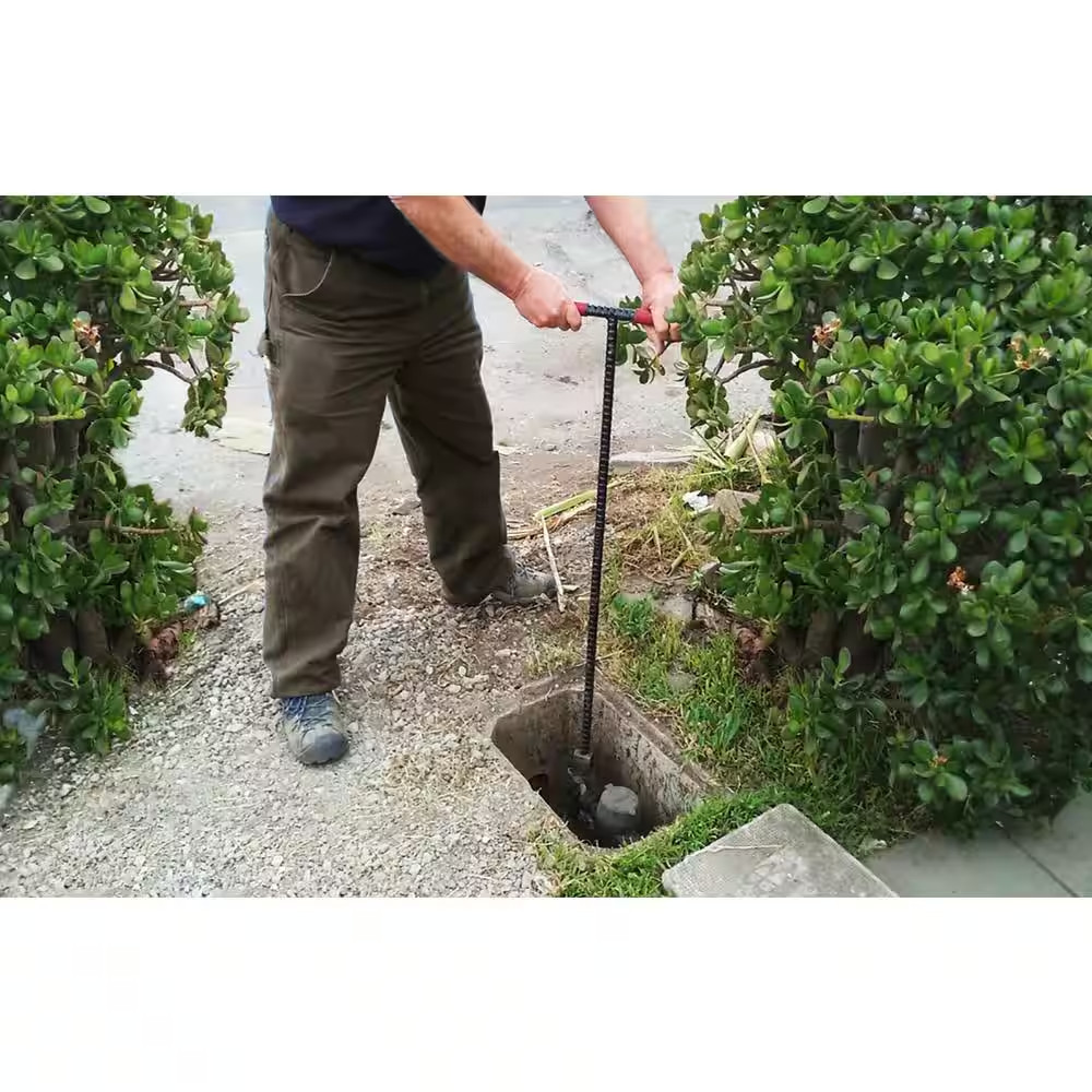36 In. Solid Steel Water Meter Shut off Key with Comfort Grips