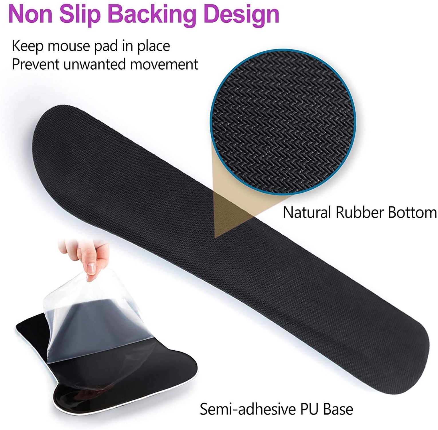 Keyboard Wrist Rest Pad and Ergonomic Mouse Pad Wrist Support Set Ocean Waves...
