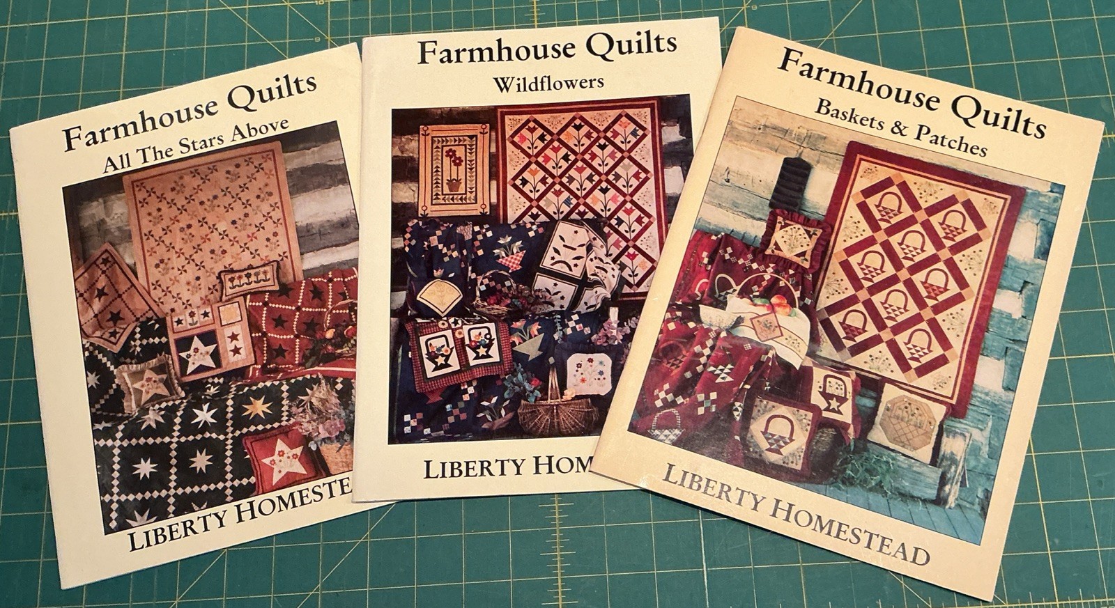 FARMHOUSE QUILTS -3 Books by LIBERTY HOMESTEAD Paperbacks