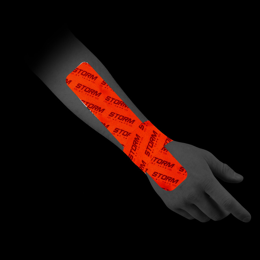 Storm Bowling GT Kinesiology Tape ORANGE 20 Piece Pre-cut Pack