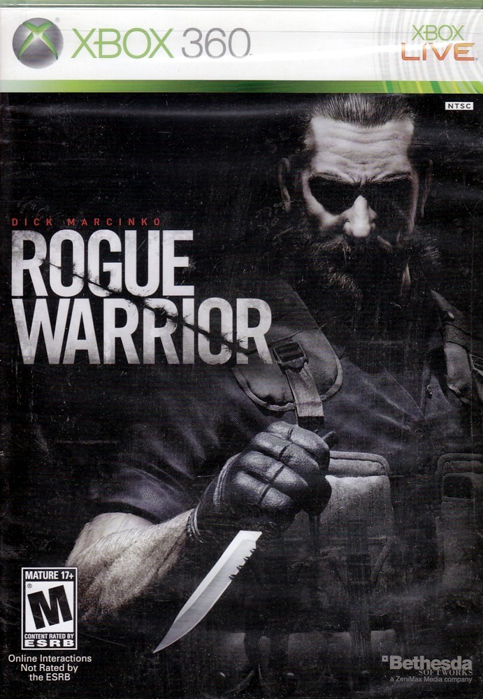 Rogue Warrior XBOX 360 Game - US Version - Sealed X360 - Dick Marcinko