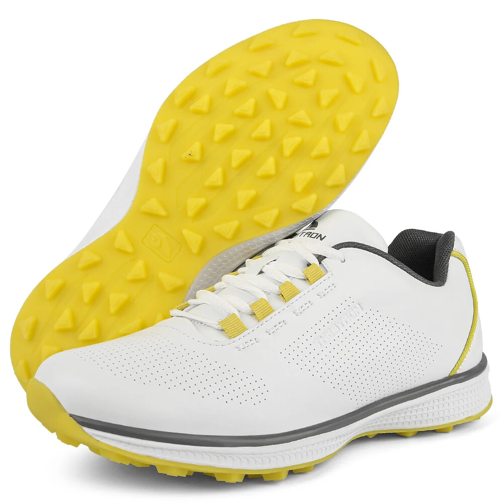 Professional Golf Flat Shoes Men's Spikeless Golf Outdoor Walking Gym Sneakers