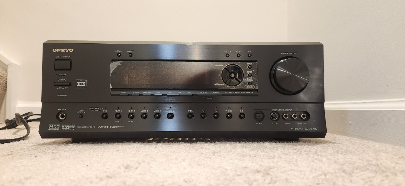 Onkyo TX-DS797 A/V receiver. 5.1 channel /100 watts x 6, USED, WORKS PERFECTLY